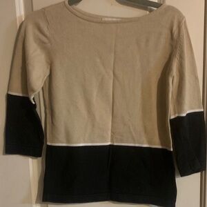 Elegant Beige and Black Women's Sweater three shirts for $5